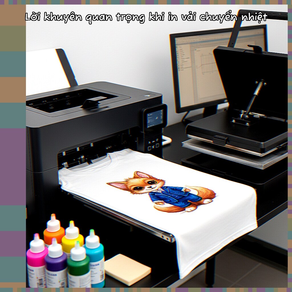 Lời khuyên quan trọng khi in vải chuyển nhiệt