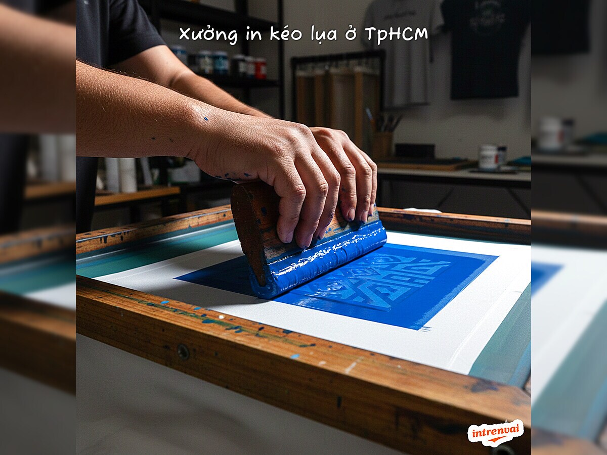 Xưởng in kéo lụa ở TpHCM